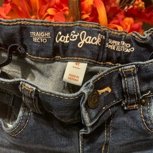 Cat and jack jeans for toddlers size 4T brand new straight fit superstretch